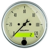 3-1/8" SPEEDOMETER, 0-120 MPH, ANTIQUE BEIGE